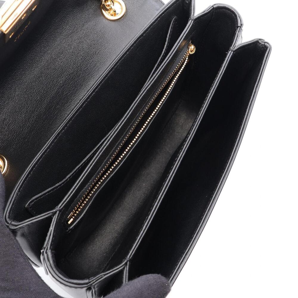 Celine C Medium Shoulder Bag Handbag Leather Women's Black - Picture 3 of 13